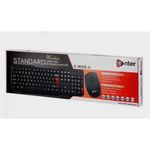 ENTER WIRELESS KEYBOARD & MOUSE